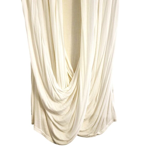 COCO | White Sleeveless Open Flow Tunic - Picture 3 of 8